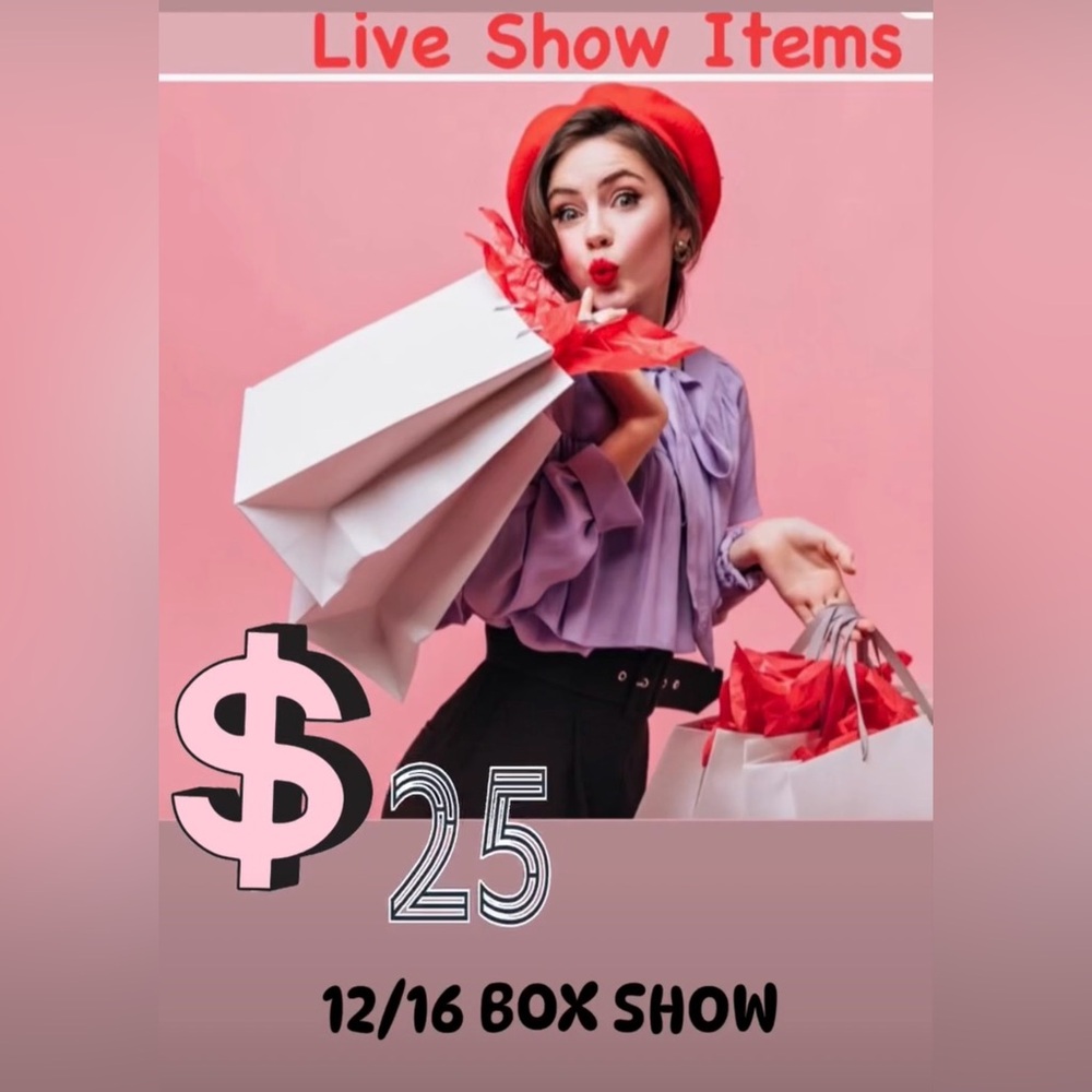 12/16 $25 BOX SHOW π―πππ―π«§π«§π«§π«§π€ΈπΎπ€Έπ»ββοΈπ€ΈπΏββοΈ - Picture 1 of 1